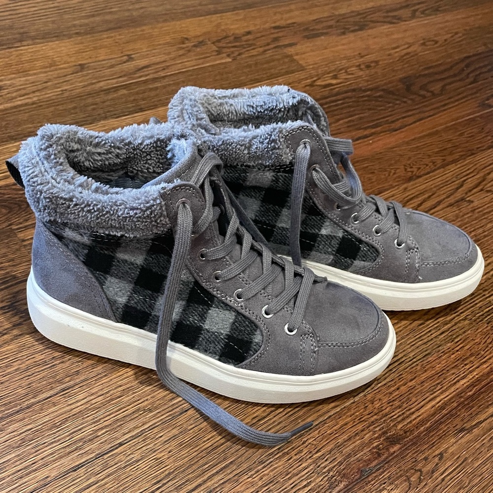 Marc Fisher Fellow Faux Shearling Cuff High Top